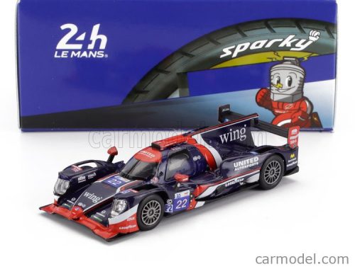 ORECA  07 GIBSON GK428 4.2L V8 TEAM UNITED AUTOSPORTS N 22 WINNER LMP2 CLASS 24h LE MANS 2024 BIJOY GARG - OLIVER JARVIS - NOLAN SIEGEL  BLUE RED WHITE
