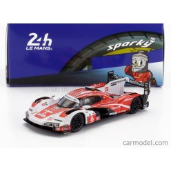   PORSCHE  963 9RD 4.6L TURBO V8 TEAM PORSCHE PENSKE MOTORSPORT N 6 4th 24h LE MANS (POLE POSITION) 2024 KEVIN ESTRE - ANDRE LOTTERER - LAURENS VANTHOOR  RED WHITE BLACK