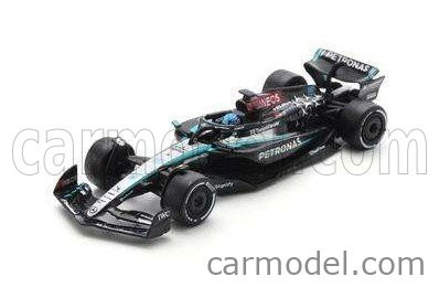 MERCEDES GP  F1  W15 EQ PERFORMANCE TEAM AMG PETRONAS MOTORSPORT N 63 WINNER LAS VEGAS USA GP 2024 GEORGE RUSSELL  BLACK SILVER GREEN
