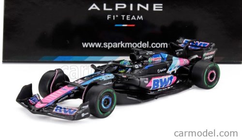 ALPINE  F1  A524 TEAM BWT ALPINE N 31 2nd BRAZILIAN GP 2024 ESTEBAN OCON  BLACK BLUE PINK