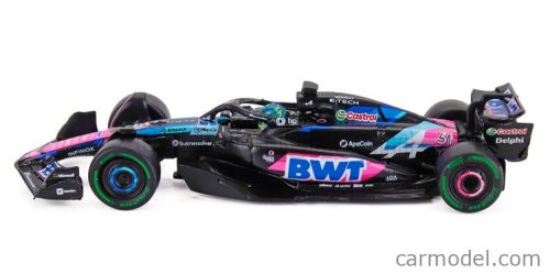 ALPINE  F1  A524 TEAM BWT ALPINE N 31 2nd BRAZILIAN GP 2024 ESTEBAN OCON  BLACK BLUE PINK