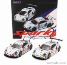 PORSCHE  SET 2X 911 991 RSR TEAM PORSCHE GT N 911 WINNER GTLM CLASS PETIT LE MANS 2018 P.PILET - N.TANDY - F.MAKOWIECKI + N 912 2nd GTLM-CLASS PETIT LE MANS 2018 E.BAMBER - L.VANTHOOR - M.JAMINET  WHITE