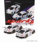 PORSCHE  SET 2X 911 991 RSR TEAM PORSCHE GT N 911 WINNER GTLM CLASS PETIT LE MANS 2018 P.PILET - N.TANDY - F.MAKOWIECKI + N 912 2nd GTLM-CLASS PETIT LE MANS 2018 E.BAMBER - L.VANTHOOR - M.JAMINET  WHITE