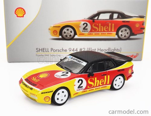 PORSCHE  944 SHELL N 2 RACING 1989  YELLOW RED BLACK