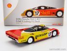PORSCHE  962C 2.8L TEAM PORSCHE AG N 17 2nd 24h LE MANS 1988 KLAUS LUDWING - HANS JOACHIM STUCK - DEREK BELL  RED YELLOW WHITE