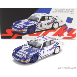   PORSCHE  911 964 RS MOBIL1 N 8 PORSCHE CARRERA CUP 1993  BLUE WHITE