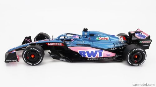 RENAULT  F1 A522 TEAM ALPINE BWT N 14 MONACO GP 2022 FERNANDO ALONSO  BLUE PINK