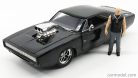 DODGE  DOM'S DODGE CHARGER R/T WITH TORETTO FIGURE 1970 - FAST & FURIOUS 7