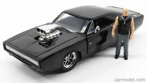 DODGE  DOM'S DODGE CHARGER R/T WITH TORETTO FIGURE 1970 - FAST & FURIOUS 7