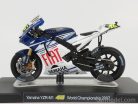 YAMAHA  YZR M1 N 46 MOTOGP SEASON 2007 VALENTINO ROSSI  WHITE BLUE