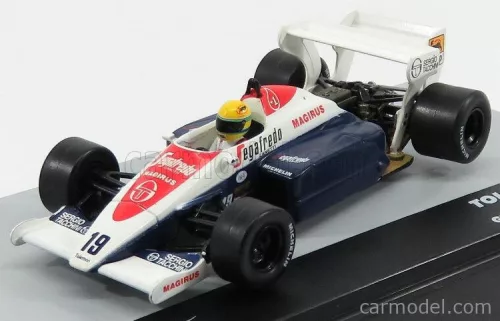 TOLEMAN  F1  TG184 HART TURBO N 19 SEASON 1984 AYRTON SENNA  BLUE WHITE RED