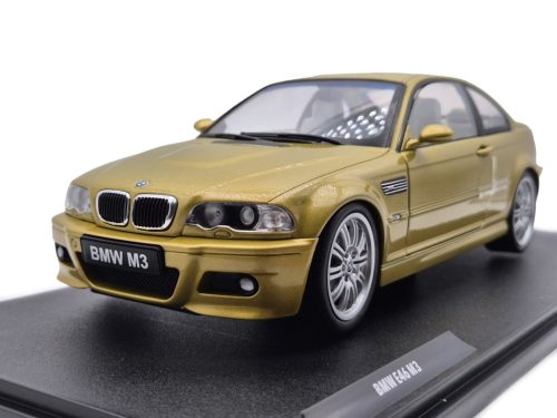 Bmw E46 M3 Phoenix yellow Solido 1:18 1/18 modellautó modell autó