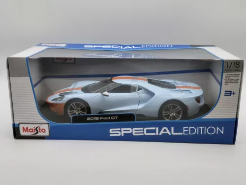 Ford GT Gulf 2019 1:18 1/18 Maisto modellautó