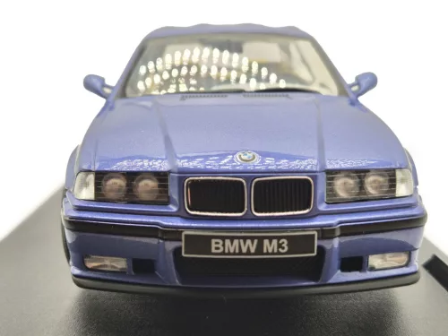 BMW E36 M3 Coupe E36 year 1990 estoril blue 1:18