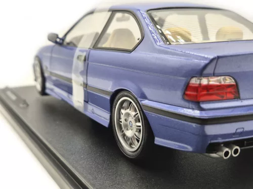 BMW E36 M3 Coupe E36 year 1990 estoril blue 1:18
