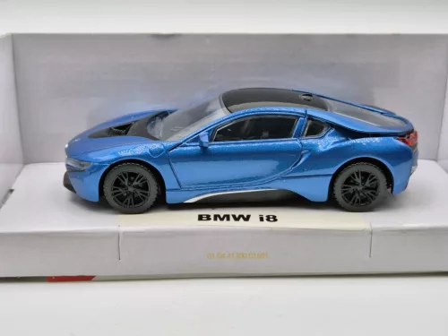 BMW i8 kék - Rastar - modellautó 1:43