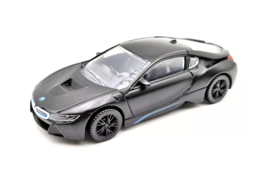 BMW i8 fekete Rastar - modellautó 1:43