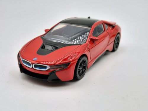 BMW i8 piros Rastar - modellautó 1:43