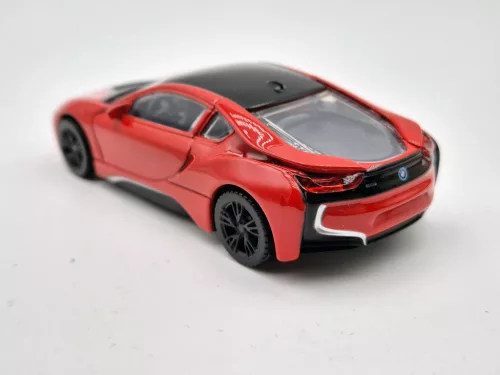 BMW i8 piros Rastar - modellautó 1:43