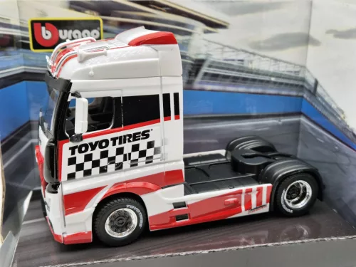 Mercedes - Benz Actros Gigaspace 4x2  kamion (fehér) - Bburago - 1:43