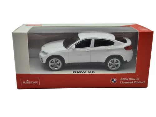 BMW fehér X6 - Rastar - modellautó 1:43