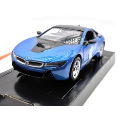 BMW i8 coupe 2018 - kék - Motormax modellautó 1:24