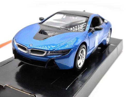 BMW i8 coupe 2018 - kék - Motormax modellautó 1:24