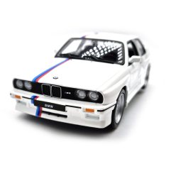 BMW E30 M3 (1988) - fehér  - Bburago - 1:24