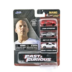 Fast & Furious 3 darabos szett - NV-12 Jada Toys kisautó