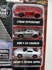 Fast & Furious 3 darabos szett - NV-12 Jada Toys kisautó