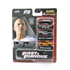 Fast & Furious 3 darabos szett - NV-11 Jada Toys kisautó