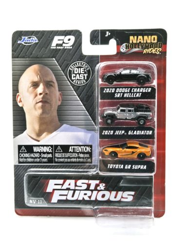 Fast & Furious 3 darabos szett - NV-11 Jada Toys kisautó