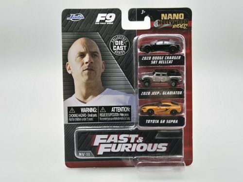 Fast & Furious 3 darabos szett - NV-11 Jada Toys kisautó