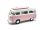 Volkswagen VW T2 transporter (1962) - Norev - 1:43 - rózsaszín