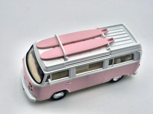 Volkswagen VW T2 transporter (1962) - Norev - 1:43 - rózsaszín