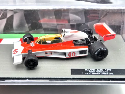 Gilles Villeneuve McLaren M23 #40 British GP formula 1977 - Altaya - 1:43