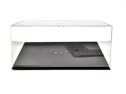 Vitrin/display 1:43 méretű modellautóhoz - döntött