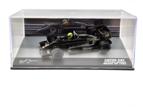 Ayrton Senna Lotus 98T #12 Brazil GP (1986) - Altaya - 1:43