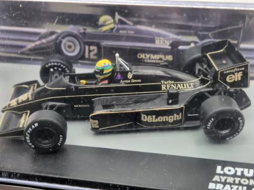 Ayrton Senna Lotus 98T #12 Brazil GP (1986) - Altaya - 1:43