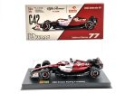 Alfa Romeo F1 C43 #77 (2022) Bahrain GP - Valtteri Bottas - Bburago - 1:43 - pilótával