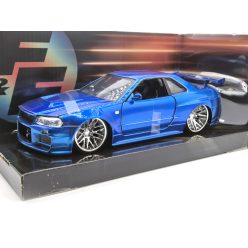   Nissan Skyline GT-R R34 - Fast&Furious -  Halálos Iramban - Brian's Skyline -  Jada - 1:24