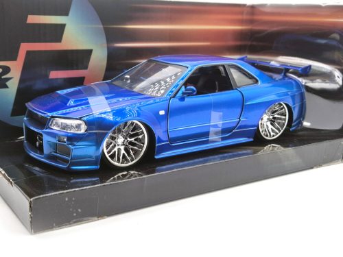 Nissan Skyline GT-R R34 - Fast&Furious -  Halálos Iramban - Brian's Skyline -  Jada - 1:24