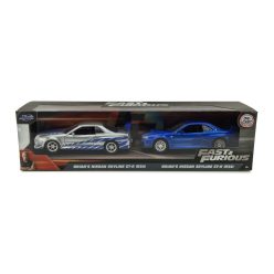   Fast&Furious / Halálos iramban 2 autó szett - Brian Nissan Skyline GT-R -  Jada - 1:32