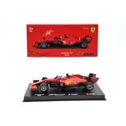   Ferrari - F1 Team Scuderia Ferrari (2020) - Ausztrál GP - Sebastian Vettel - pilótával - Bburago - 1:43 1/43 modellautó modell autó