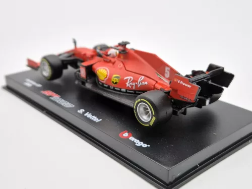 Ferrari - F1 Team Scuderia Ferrari (2020) - Ausztrál GP - Sebastian Vettel - pilótával - Bburago - 1:43 1/43 modellautó modell autó