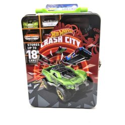  Fém Hot Wheels tároló doboz koffer táska  - 18 db 1:64 autó számára -  Hot Wheels - 1:64
