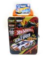Fém Hot Wheels tároló doboz koffer táska  - 18 db 1:64 autó számára -  Hot Wheels - 1:64