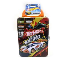   Fém Hot Wheels tároló doboz koffer táska  - 18 db 1:64 autó számára -  Hot Wheels - 1:64