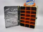 Fém Hot Wheels tároló doboz koffer táska  - 18 db 1:64 autó számára -  Hot Wheels - 1:64