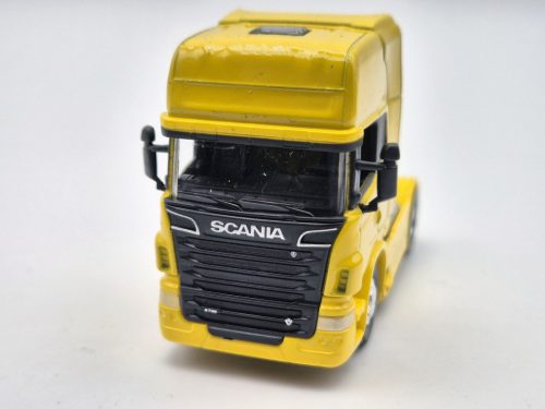 Scania R730 V8 Tractor Truck 2-Assi (2011) - sárga - kamion -   Welly - 1:64